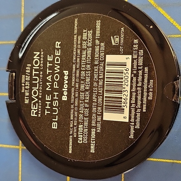 Revolution Matte Blush Powder - Beloved 8.9g New Sealed - Picture 2 of 2
